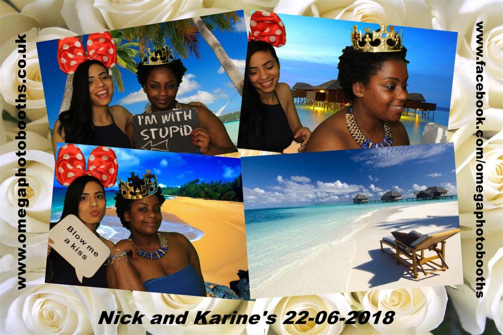 Nick & Karine's Wedding | View more photos from the event at gallery.omegaphotobooths.co.uk/u/Omega-Photobooths/Nick-Karines-Wedding